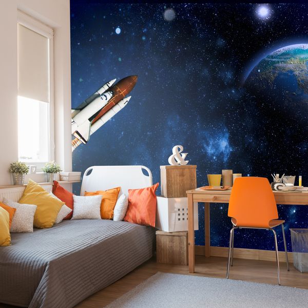 Fototapeta RAKIETA Ziemia Planeta Kosmos Gwiazdy 270cm x 180cm zdjęcie 5