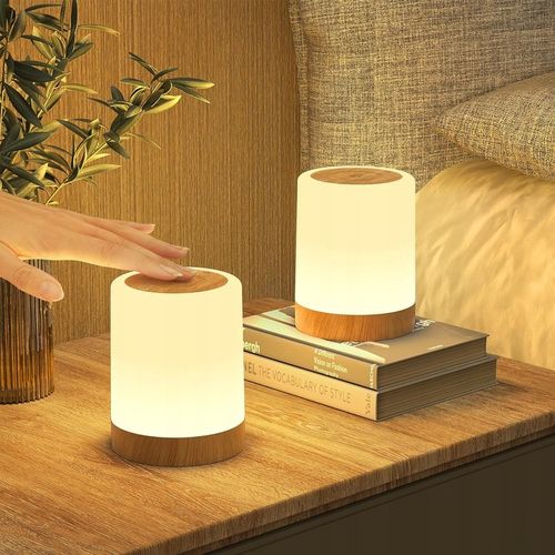 LAMPKA NOCNA LED, DOTYKOWA, ŚCIEMNIANA, LAMPA STOŁOWA LED, LAMPKA na Arena.pl