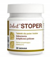 Dolvit stoper na biegunkę u psów DOLFOS 30 tab.