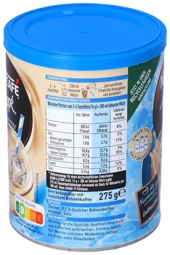 Kawa Nescafe Frappe Mrożona 2 x 275 g DE na zimno Rozpuszczalna Eiskaffee na Arena.pl