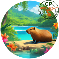 Opłatek waflowy na tort - Kapibara