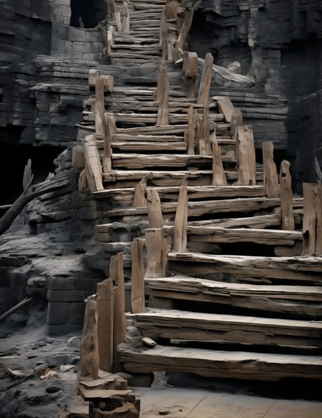 Plakat 50x65cm Schody do Nieznanego zdjęcie 1