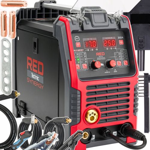 Spawarka Inwerterowa Inwertorowa Migomat MIG MAG MMA FLUX TIG 250A na Arena.pl
