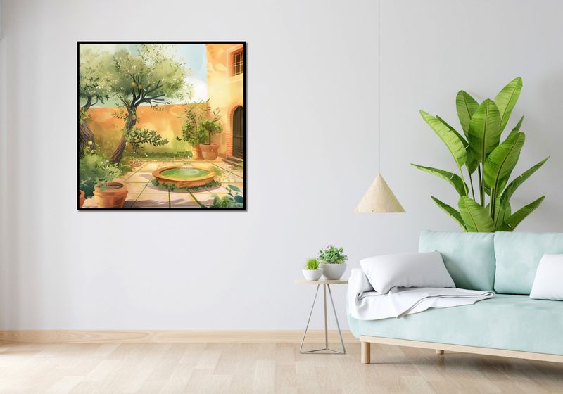 Plakat 100x100cm Słoneczny Dzień zdjęcie 4