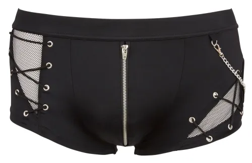 svenjoyment bokserki męskie xl czarne z łańcuszkiem i zamkiem na Arena.pl