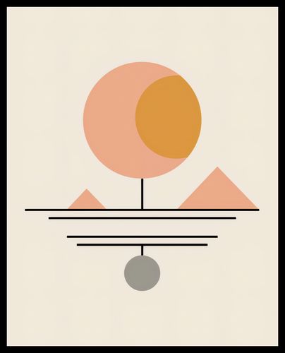 Plakat 40x50cm Geometryczna Utopia na Arena.pl