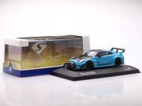 SOLIDO NISSAN GT-R (R35) Liberty Walk Body Kit 2019 Blue/black 1:43