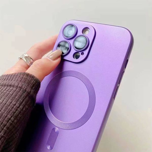 Etui Iphone 13 Pro Soft Magsafe Fioletowe zdjęcie 7