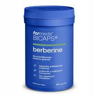 Formeds Berberyna Bicaps Berberine ekstrakt HCL 60 Kapsułek Cholesterol
