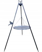 GRILL TRÓJNÓG OGRODOWY OGNISKOWY 191 STOJAK I RUSZT NAD OGNISKO