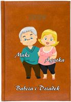 Kalendarz A5 2026 tygodniowy TERMINARZ KSIĄŻKOWY NA DZIEŃ DZIADKA I BABCI