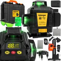 POZIOMICA LASEROWA 360 PŁASZCZYZNOWA 4D LASER KRZYŻOWY SAMOPOZIOMUJĄCA