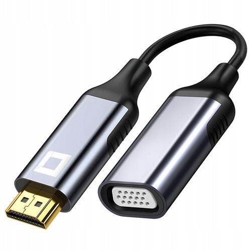 CO2 ADAPTER HDMI DO VGA KABEL PRZEJŚCIÓWKA KONWERTER FULL HD 1080P 60HZ na Arena.pl