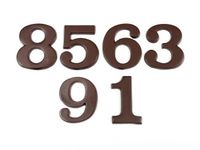 CYFRA Z TWORZYWA CZARNA 200MM   3 - MP CYF 200 3