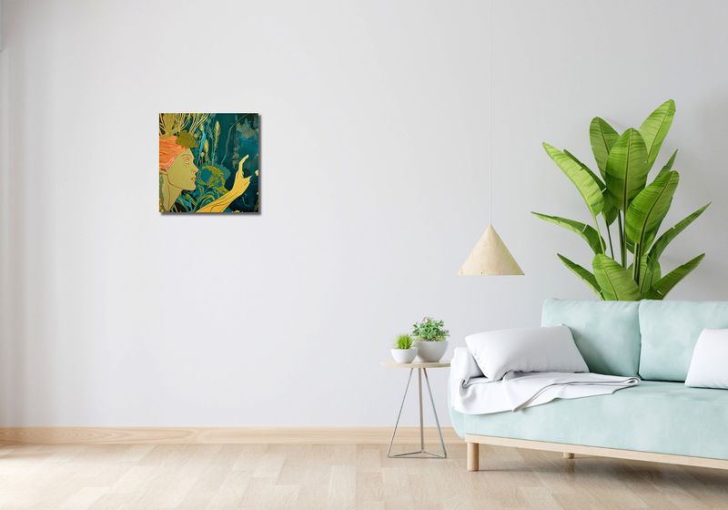 Obraz 40x40cm Wezwanie do Flory zdjęcie 2