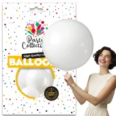 Balony Biale Pastel Mega Duże 45cm Dekoracja Balonów Premium Na Urodziny