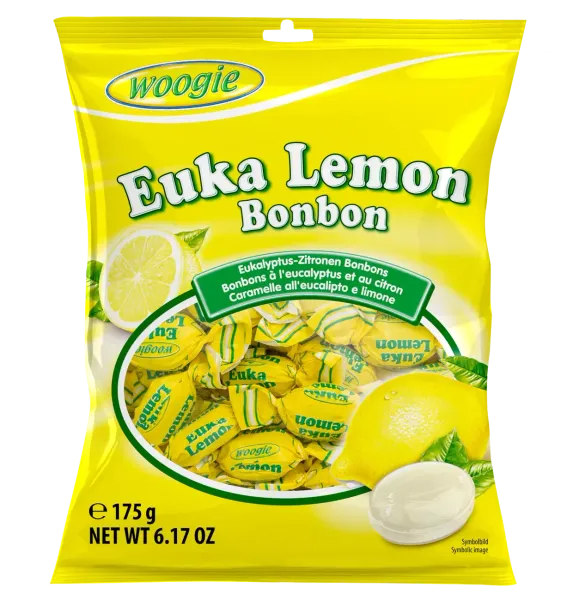 woogie cukierki eukaliptusowo-cytrynowe 175 g zdjęcie 1