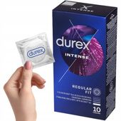 DUREX Intense Stymulujące Prezerwatywy PRĄŻKI WYPUSTKI 10 szt. Mocny