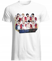KOSZULKA K-POP STRAY KIDS 100% BAWEŁNA BIAŁY WYSOKIEJ JAKOŚCI TEKSTURA 2XL