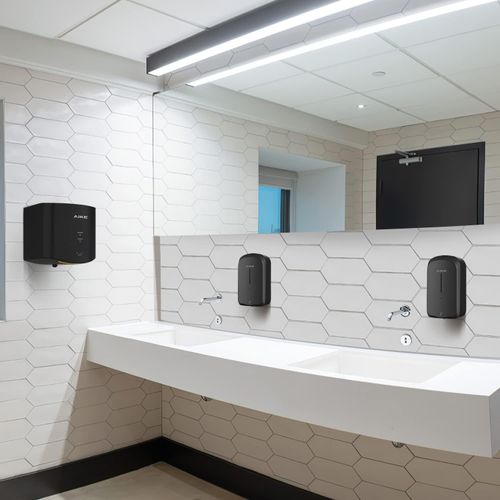 Suszarka do rąk AIKE Air Wiper, 220 V, 1400 W, czarna, Używany na Arena.pl