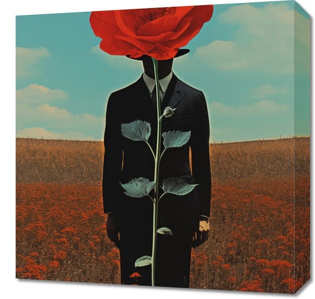 Obraz 50x50cm Obserwator zza Maku zdjęcie 1