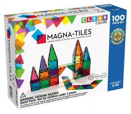 Klocki Magnetyczne 100 elementów Magna-Tiles zdjęcie 2