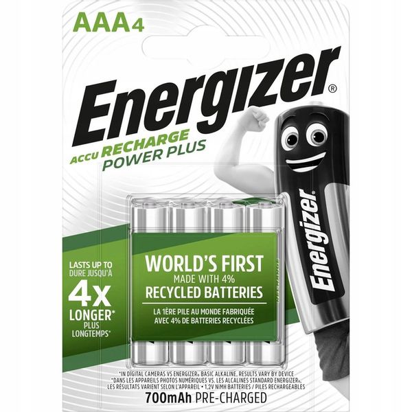 Ładowarka ENERGIZER Maxi R6 R3 + 4x Akumulatorki AA 2000mAh + AAA 700mAh zdjęcie 10