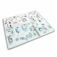 mata piankowa Północ 180x150cm błękitny MAŁPISZON