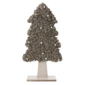 Figurka dekoracyjna CHOINKA 40cm brązowa