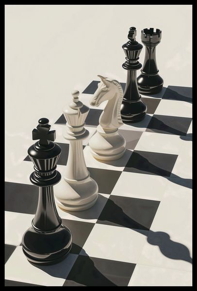 Plakat 40x60cm Szach i Mat zdjęcie 2