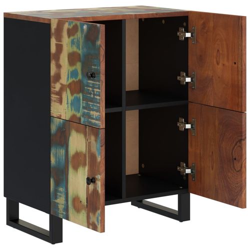 Szafka z 4 drzwiczek, 60x33x75 cm, lite drewno odzyskane na Arena.pl