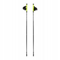 Kije nordic walking KADVA Raylan szary 125 cm Lekkie Karbon Włókno szklane
