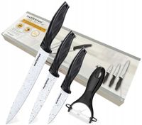 Zestaw noży kuchennych i obieraczka Masterpan MP-4444B