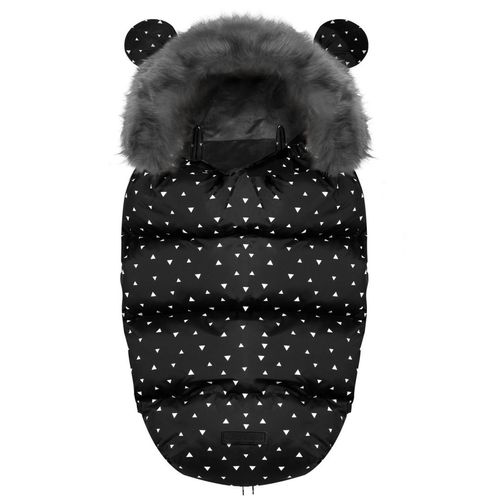 Śpiworek do wózka, sanek Elmi Ricokids - czarny w trójkąty na Arena.pl