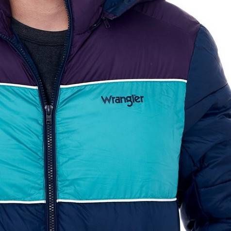 WRANGLER 3COL PUFFER JKT NAVY W4729WM35 L na Arena.pl