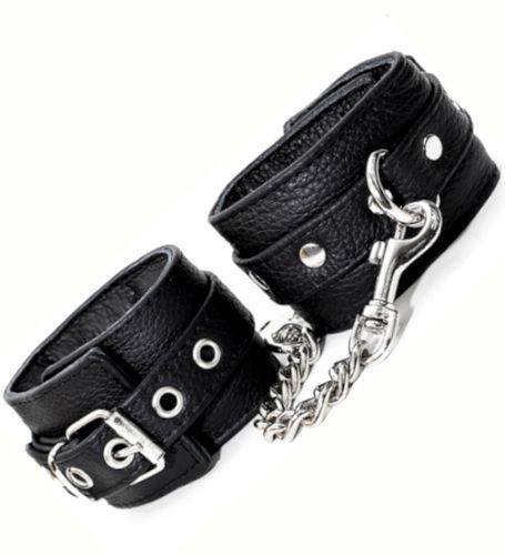 Solidne czarne kajdany na Arena.pl