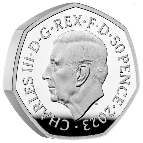 75 Years of the Windrush Generation kolorowany 50p Srebro 2023 Proof Piedfort na Arena.pl