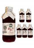 6 szt Syrop malinowy sok z malin naturalny 330 ml A to dobre