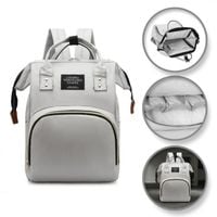 torba, organizer, plecak dla mamy szary plm10sz