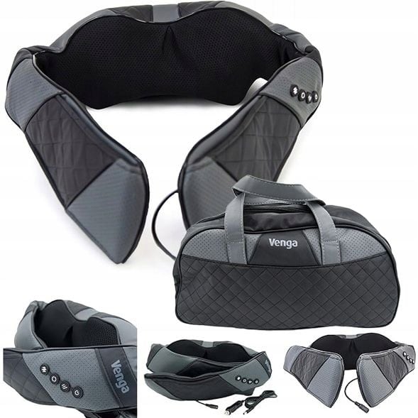 ODPRĘŻAJĄCY MASAŻER SHIATSU VENGA RAMION 3PRĘDKOŚCI PODCZERWIEŃ PODGRZEWANY zdjęcie 1