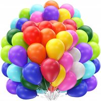 BALONY KOLOROWE DUŻE URODZINOWE NA URODZINY DO GIRLANDY XXL 12 CALI 100 SZT