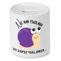 Skarbonka Śmieszna Zabawna Nie Mam Powołania Z Nadrukiem Ze Zdjęciem