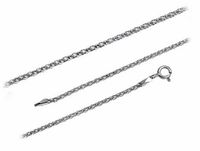 Srebrny łańcuszek linka typu popcorn 55cm srebro 925 ML330