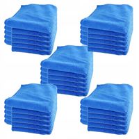 25x ŚCIERKI SZMATKI MIKROFIBRA DO CZYSZCZENIA POLEROWANIA AUTA SAMOCHODU