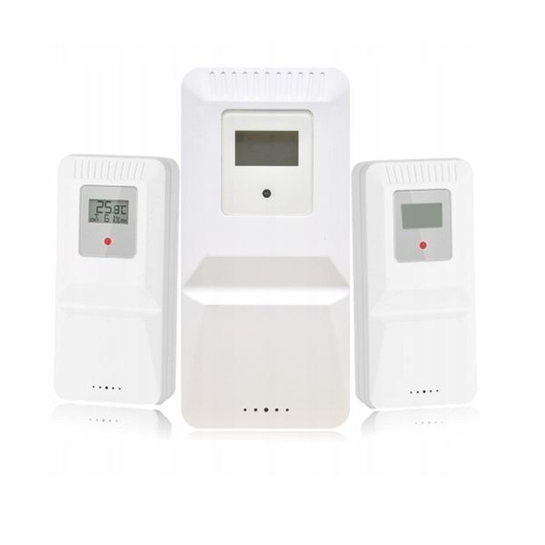 STACJA POGODY WiFi 3 CZUJNIKI UV hPa TEMP WILGOTNOŚĆ FAZY KSIĘŻYCA BUDZIK zdjęcie 14