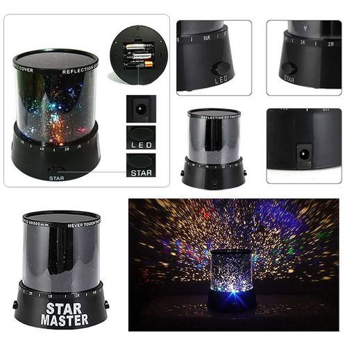 LAMPKA NOCNA STAR MASTER PROJEKTOR GWIAZD na Arena.pl