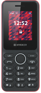 Telefon Hykker Classic II czerwony na Arena.pl