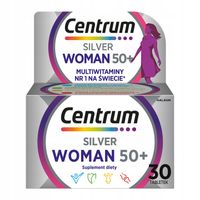 Multiwitamina Centrum WOMAN 50+ dla kobiet minerały witaminy 30 tabletek