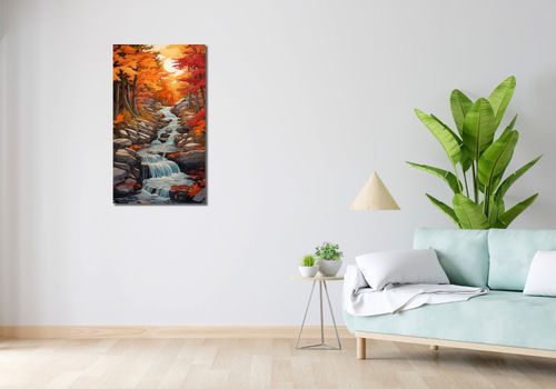 Obraz 50x90cm Jesienne Wodospady na Arena.pl