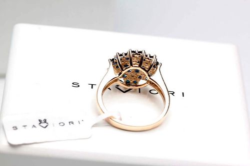 Emaga Złoty pierścionek PZD1600 - Diament na Arena.pl